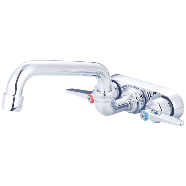 Central Brass Two Handle Cast Brass Wallmount Faucet in Chrome 0184-LE0 - main